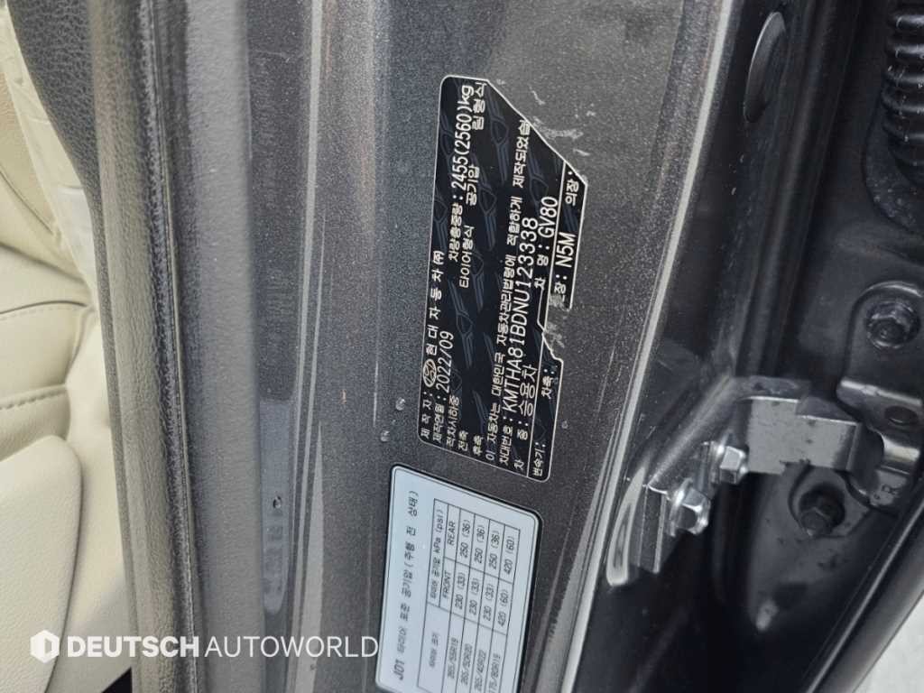 제네시스 GV80 가솔린 2.5T AWD 이미지 20