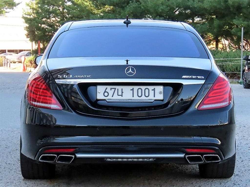 벤츠 S 클래스 S클래스-W222 S 63 AMG 4MATIC 이미지 4