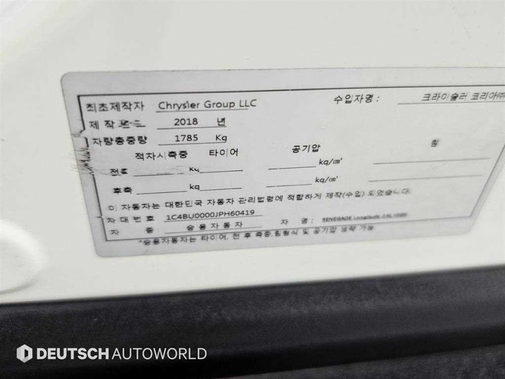 지프 레니게이드 2.4 론지튜드 하이 이미지 19