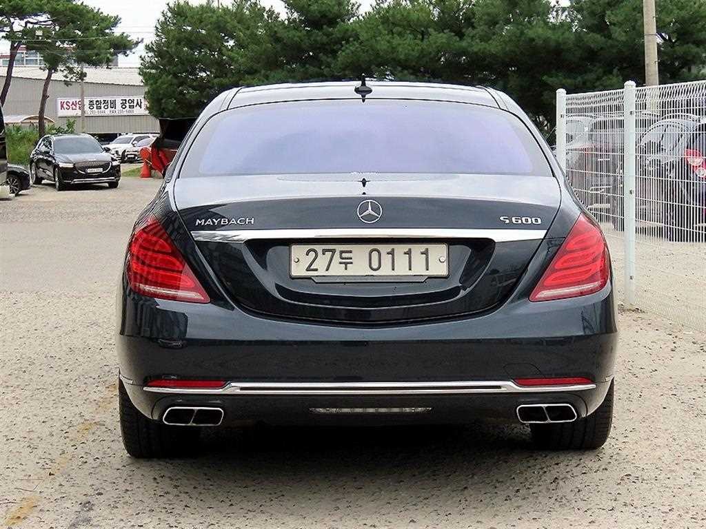 벤츠 S 클래스 S클래스-W222 마이바흐 S 600 이미지 4