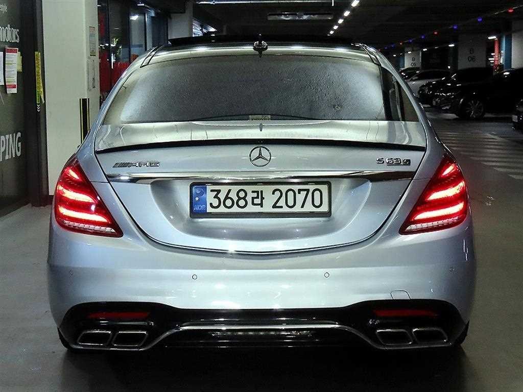 벤츠 S 클래스 S클래스-W222 S 63 AMG 4MATIC 이미지 5