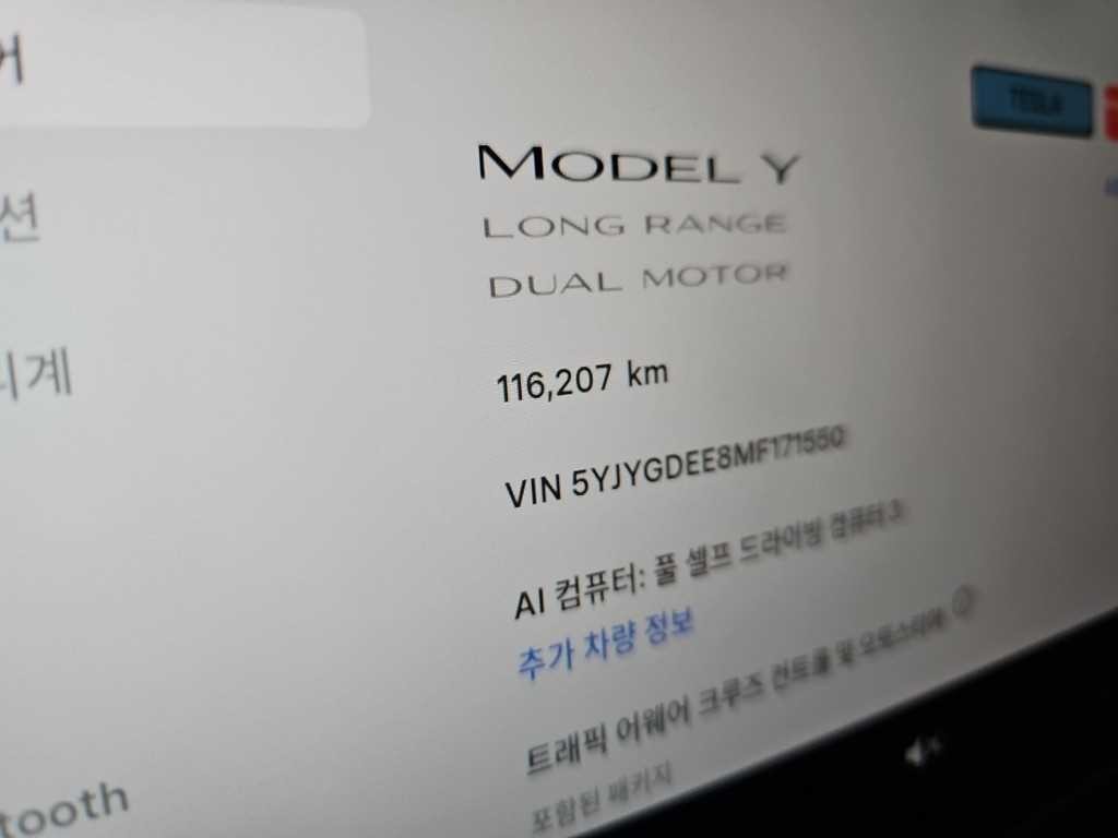테슬라 모델 Y 롱 레인지 이미지 6