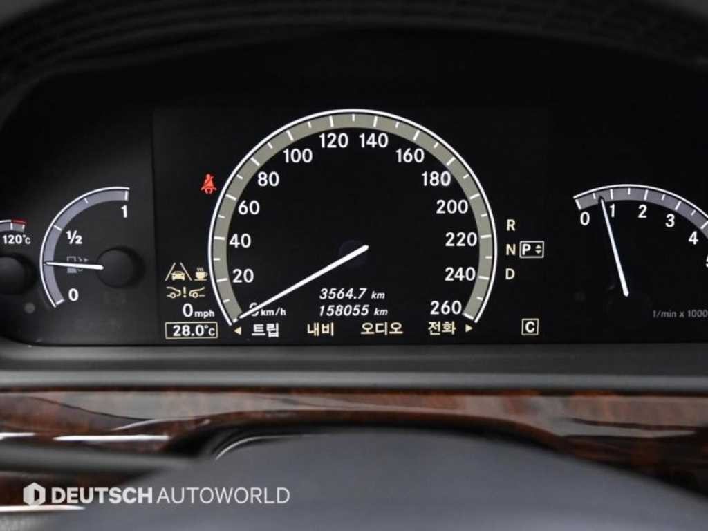 벤츠 S 클래스 S클래스-W221 S500L 이미지 8