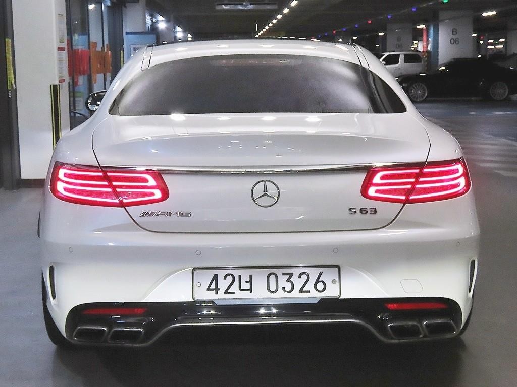 벤츠 S 클래스 S클래스-W222 S 63 AMG 4MATIC 쿠페 이미지 5