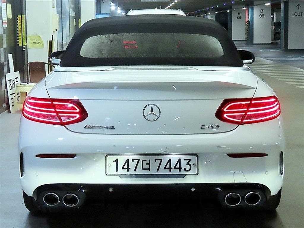 벤츠 C 클래스 C클래스 W205 C43 AMG 4MATIC 카브리올레 이미지 5