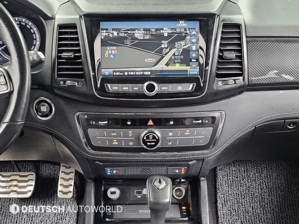 KG모빌리티(쌍용) 렉스턴 렉스턴 스포츠 칸 디젤 2.2 4WD 5링크 프레스티지 스페셜 이미지 14