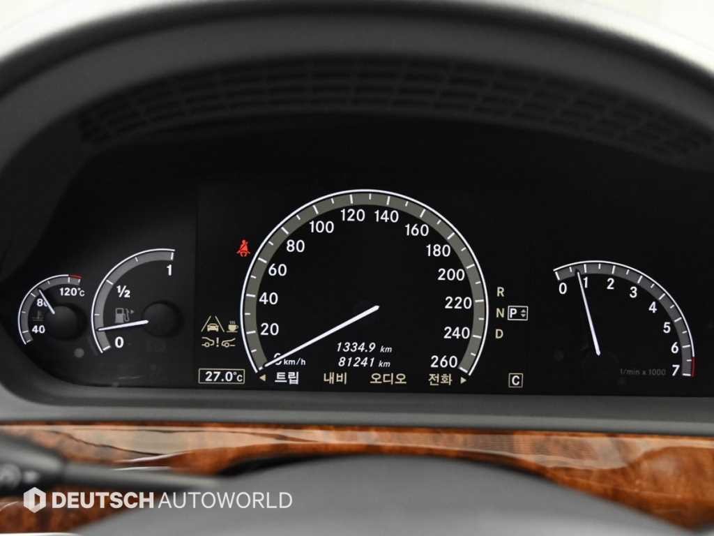 벤츠 S 클래스 S클래스-W221 S500L 이미지 8