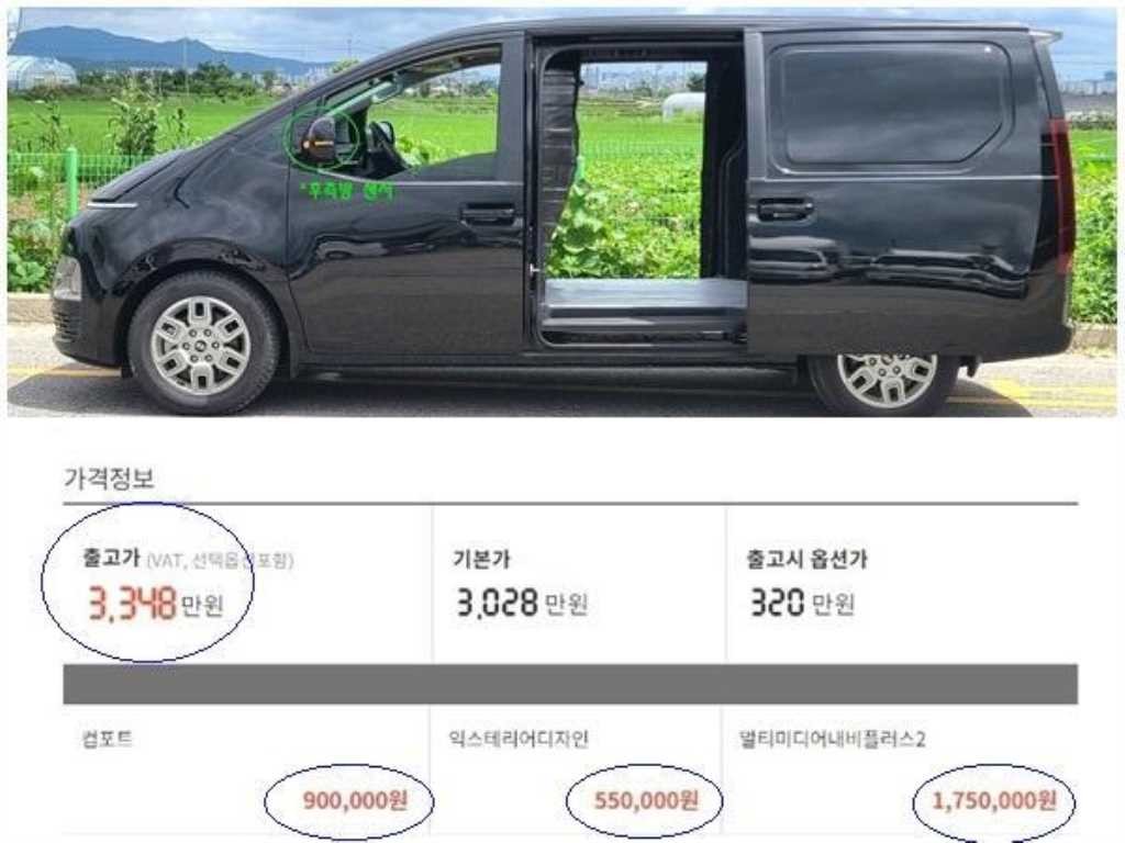 현대 스타리아 2WD 디젤 카고 모던 3인승 이미지 1
