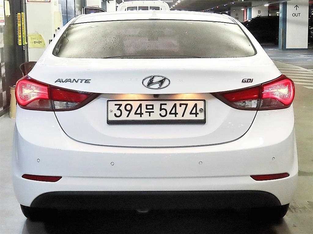 현대 아반떼 더 뉴 아반떼 1.6 GDI 스마트 기본형 이미지 5