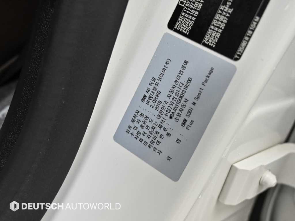 BMW 5시리즈 5시리즈 (G30) 530i M 스포츠 플러스 이미지 20