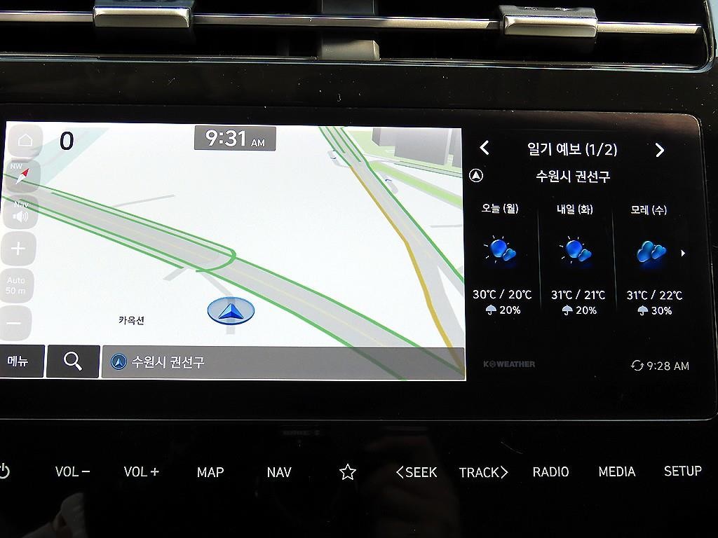 현대 투싼 투싼 (NX4) 가솔린 1.6 터보 4WD 프리미엄 이미지 13