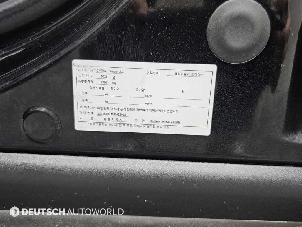 지프 레니게이드 2.4 론지튜드 하이 이미지 20