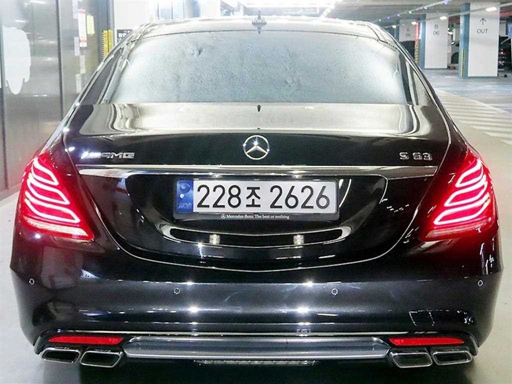 벤츠 S 클래스 S클래스-W222 S 63 AMG 4MATIC 이미지 5