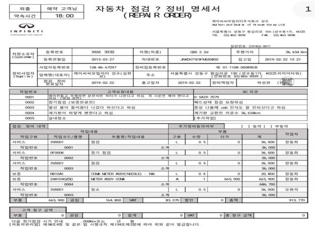 인피니티 Q Q50 2.2D 프리미엄 이미지 19