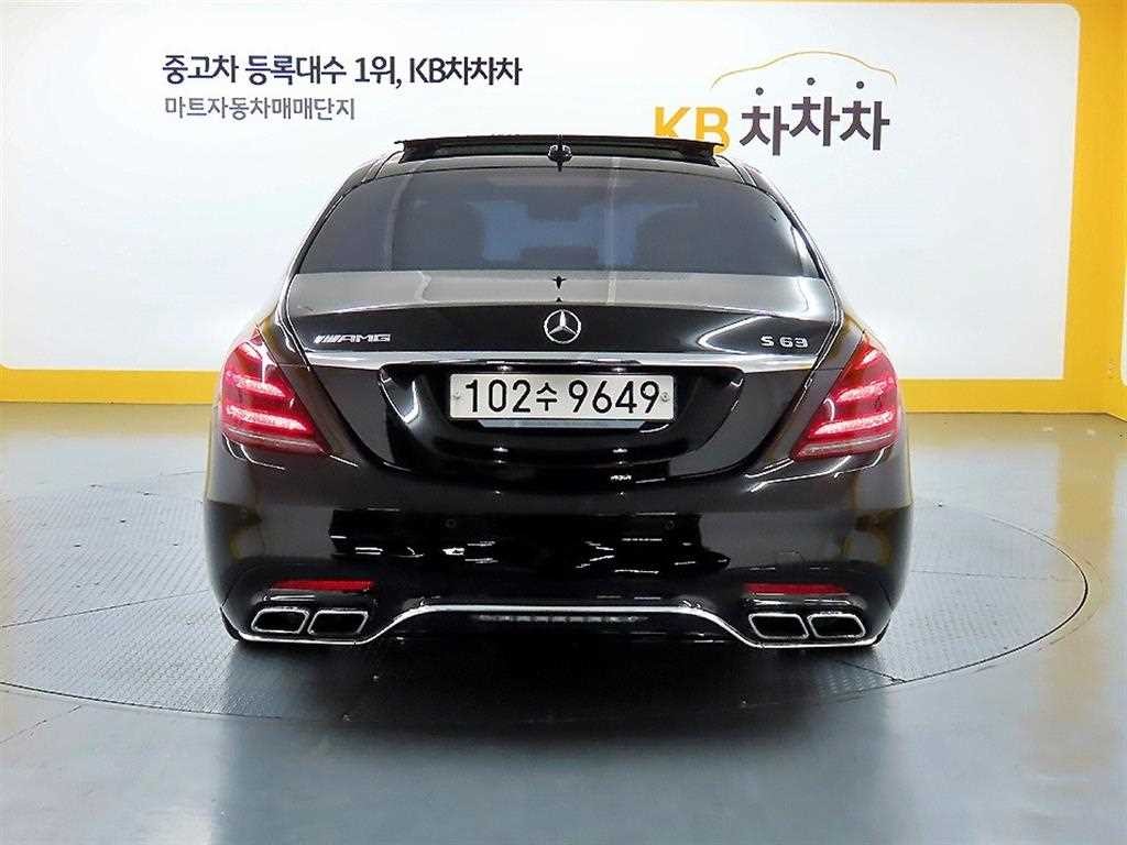 벤츠 S 클래스 S클래스-W222 S 63 AMG 4MATIC + 이미지 3