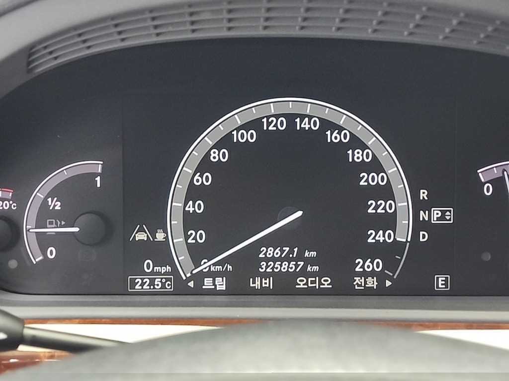 벤츠 S 클래스 S클래스-W221 S500L 블루이피션시 4MATIC 이미지 6