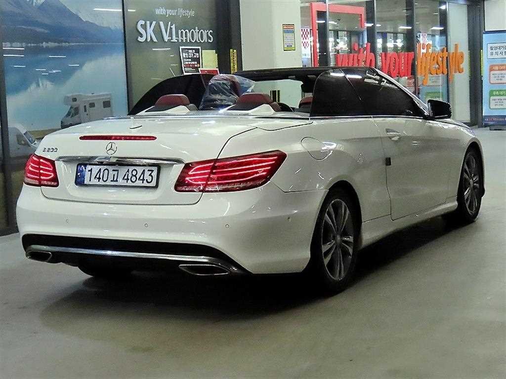 벤츠 E 클래스 E-클래스 W212 E200 카브리올레 이미지 9