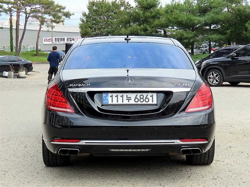 벤츠 S 클래스 S클래스-W222 마이바흐 S 600 이미지 4