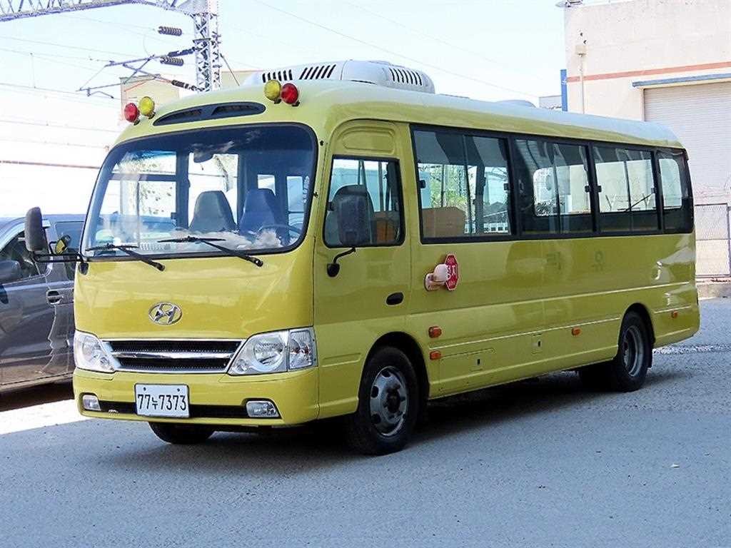 중대형버스 소형현대버스 뉴카운티 장축 어린이 39인승 이미지 1