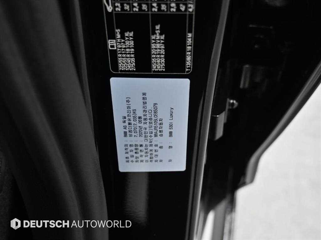 BMW 5시리즈 5시리즈 (G30) 530i 럭셔리 플러스 이미지 20