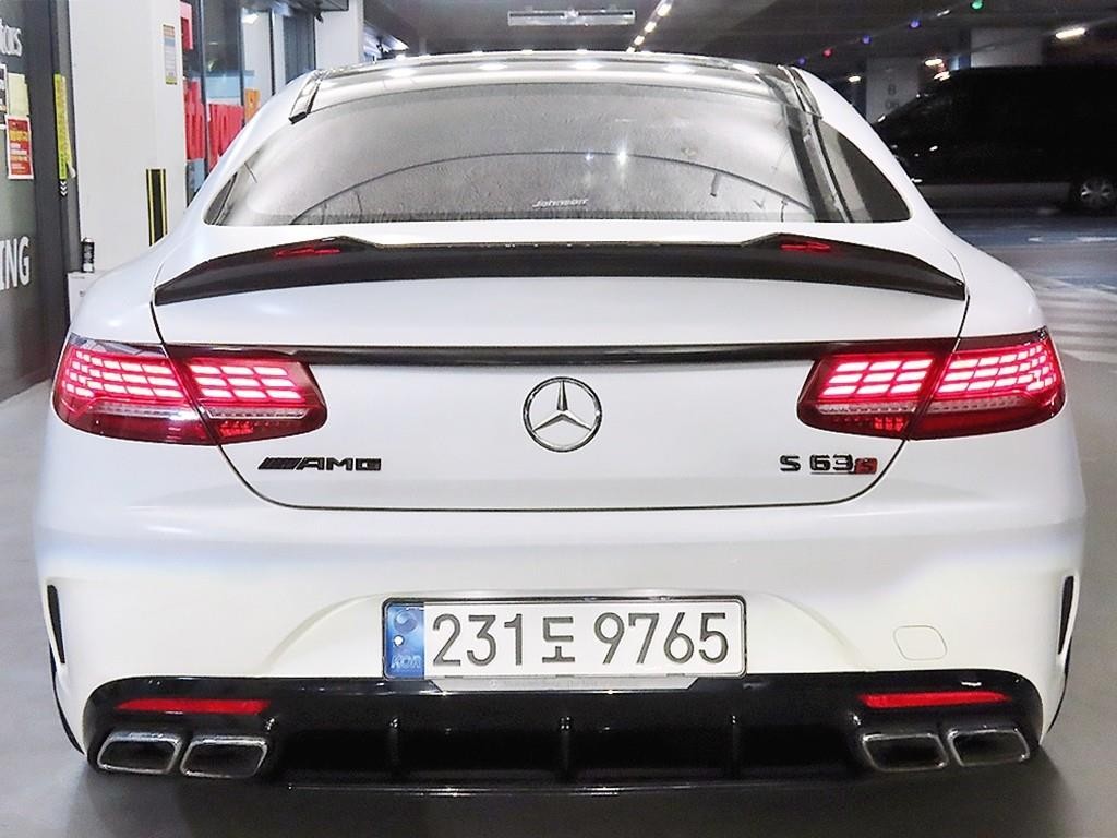 벤츠 S 클래스 S클래스-W222 S 63 AMG 4MATIC+ 쿠페 이미지 5