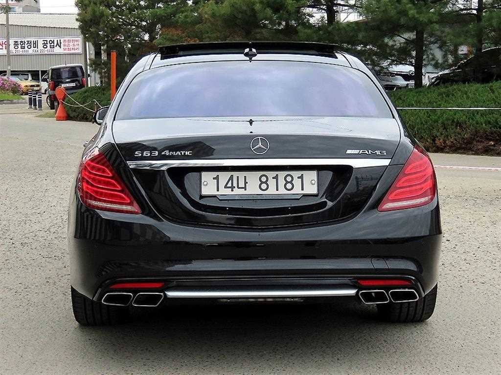 벤츠 S 클래스 S클래스-W222 S 63 AMG 이미지 4
