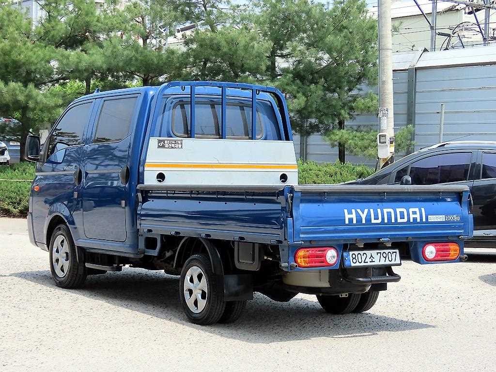 소형화물 카고(소형) [카고]포터2 (LPG2.5터보) 더블캡/초장축/2WD 스마트 이미지 3