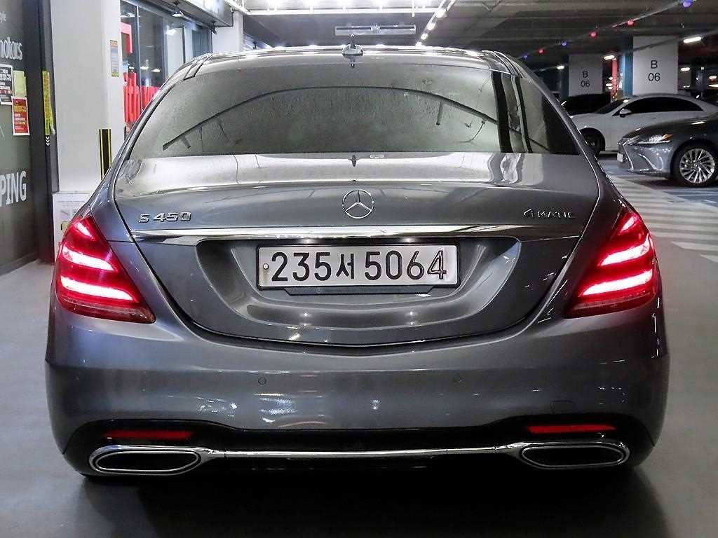 벤츠 S 클래스 S클래스-W222 S 450L 4MATIC 이미지 5