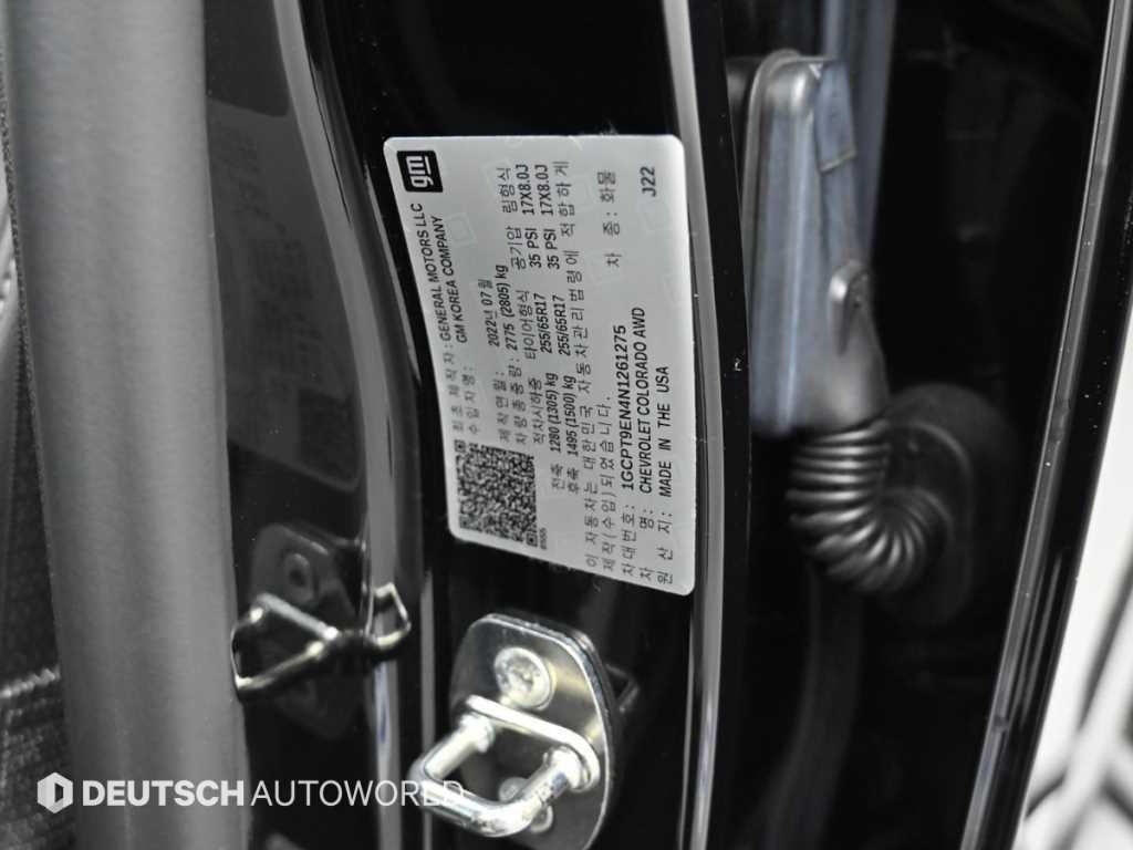 쉐보레 콜로라도 리얼 뉴 콜로라도 3.6 Z71-X 미드나잇 4WD 이미지 20