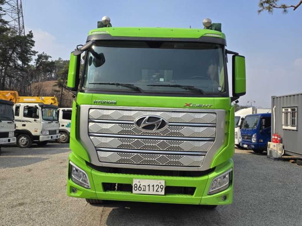 중대형화물 압축진개 암롤트럭 현대 트라고 이미지 2