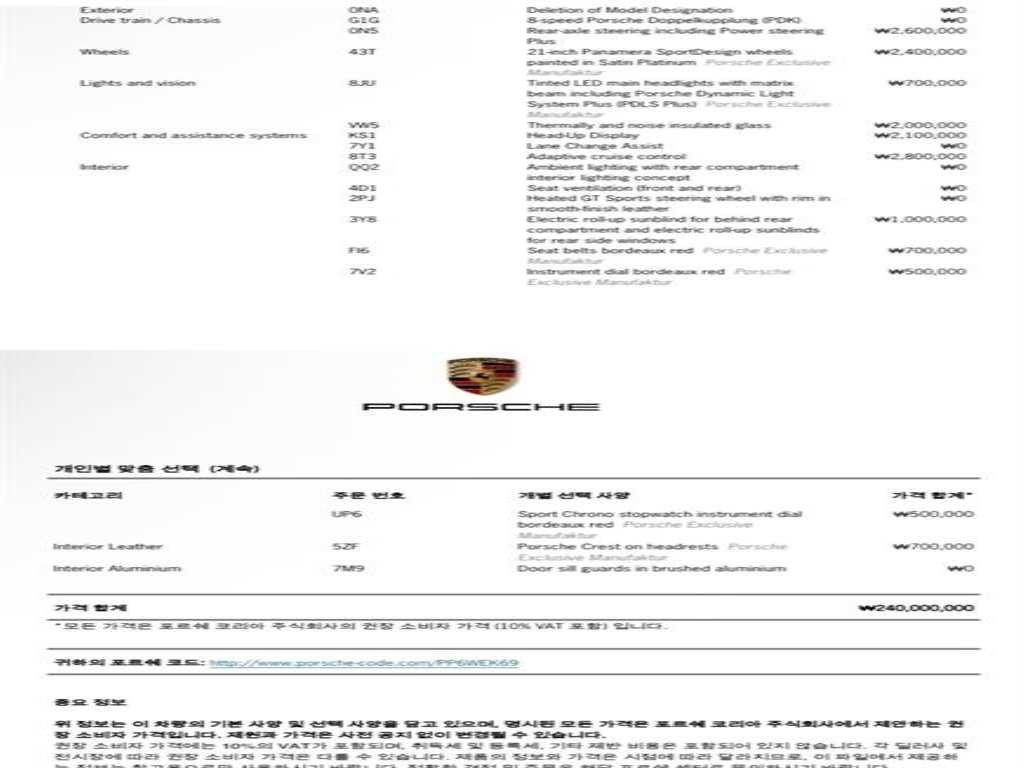 포르쉐 파나메라 파나메라(971) 4.0 GTS 이미지 19