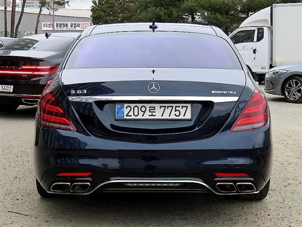 벤츠 S 클래스 S클래스-W222 S 63 AMG 4MATIC 이미지 4