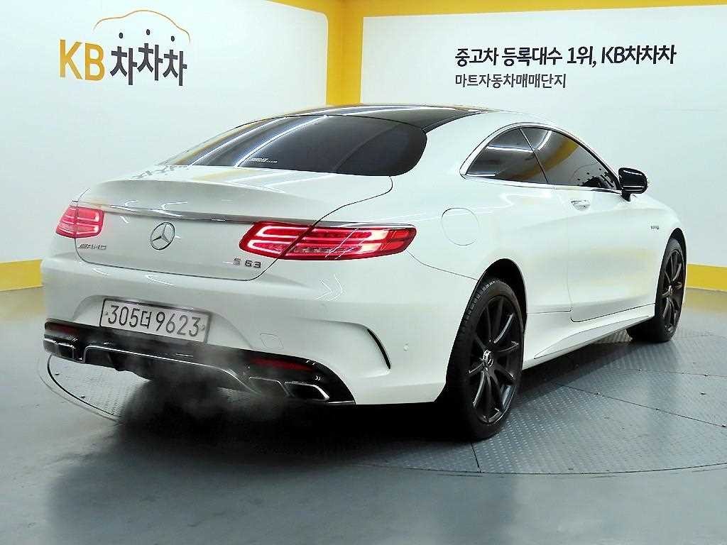 벤츠 S 클래스 S클래스-W222 S 63 AMG 4MATIC 쿠페 이미지 4
