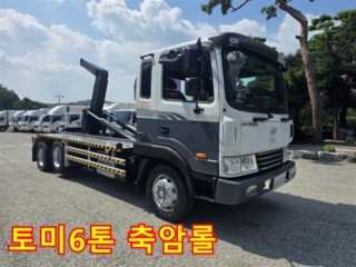 중대형화물 압축진개 암롤트럭 현대